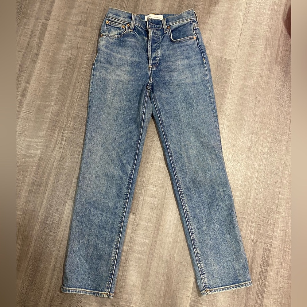 Artzia Denim Forum Arlo High-Rise Straight Jean 28L